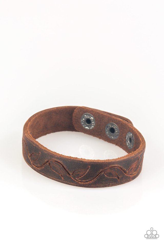 Happy Harvester - Brown-Paparazzi Urban Bracelet (UB142)