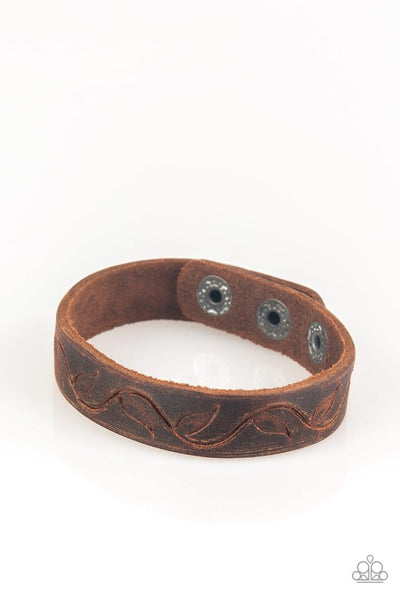 Happy Harvester - Brown-Paparazzi Urban Bracelet (UB142)