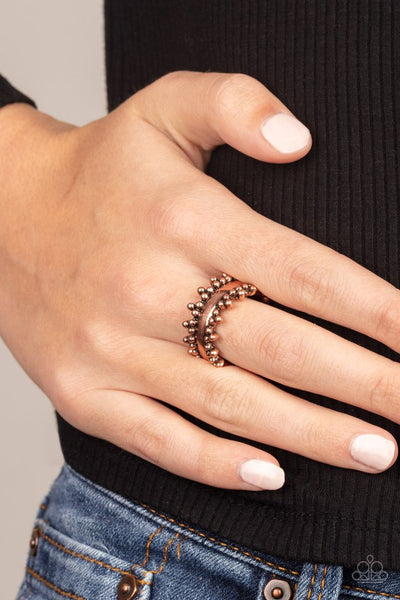 Heavy Metal Muse - Copper Paparazzi Ring