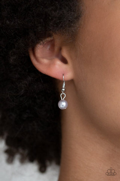 Pageant Princess - Silver Paparazzi Necklace