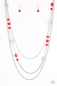 Pretty Pop-tastic! - Red Paparazzi Necklace