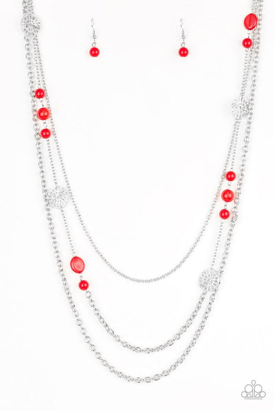 Pretty Pop-tastic! - Red Paparazzi Necklace