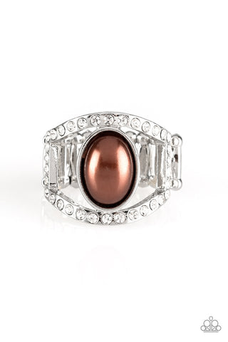 Radiating Riches - Brown Paparazzi Ring