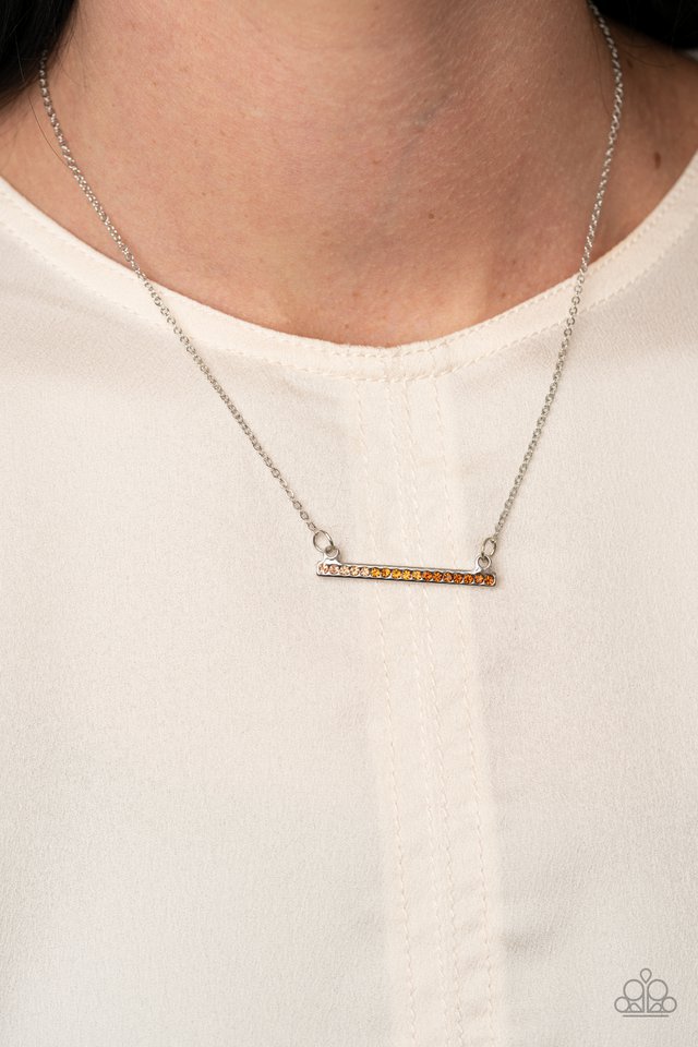 Sparkly Spectrum - Brown Paparazzi Necklace (#2505)