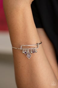 Treasure Charms - Purple-Paparazzi Bracelet (#1023)