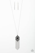 Work The ROAM - Black Paparazzi Necklace (PZ-4754)