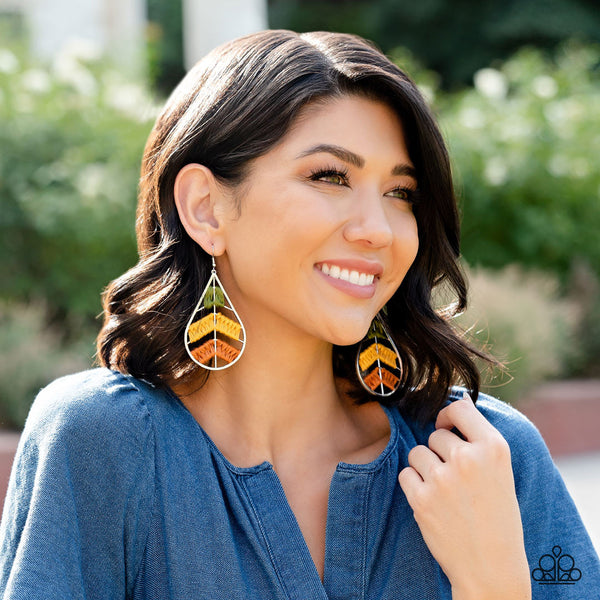 Nice Threads - Multi Paparazzi Earring (#803)