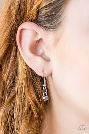 Stop, TEARDROP, and Roll - Black Paparazzi Necklace