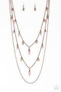 Bravo Bravado - Copper - Paparazzi Necklace