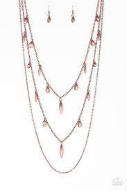Bravo Bravado - Copper - Paparazzi Necklace
