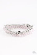 Blooming Buttercups - Silver-Paparazzi Bracelet (PZ-902)