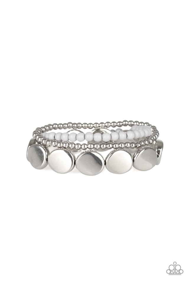 Beyond The Basics - Silver Paparazzi Bracelet