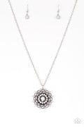 Boho Bonanza - Silver Paparazzi Necklace (PZ-3077)