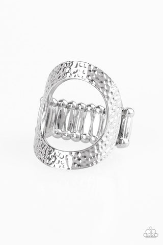 Tour de Contour - Silver Paparazzi Ring (P90)