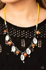 BEACH for the Sun - Multi - Paparazzi Necklace (PZ-886)
